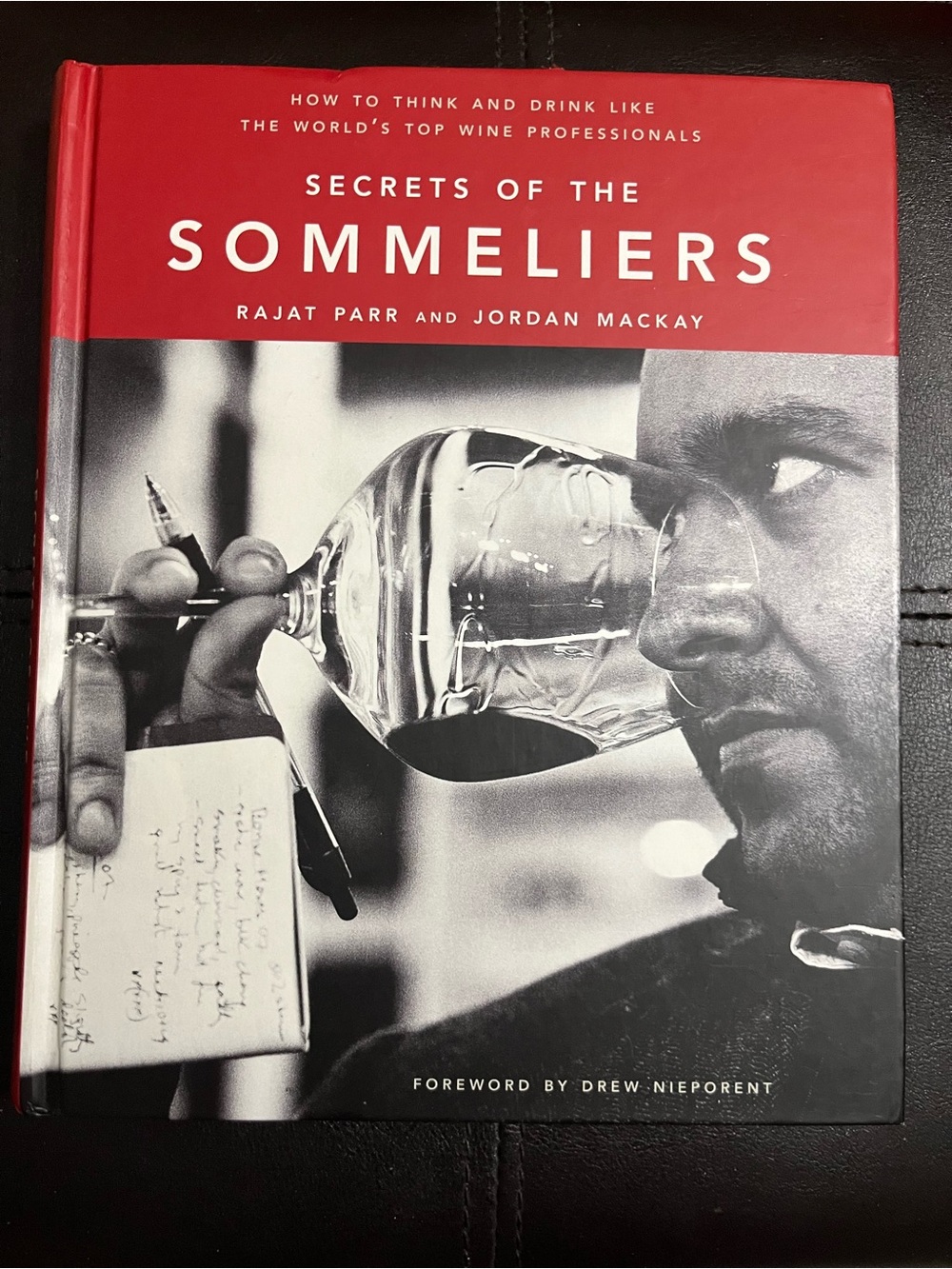 Secrets of the Sommeliers Hardcover Book - Red